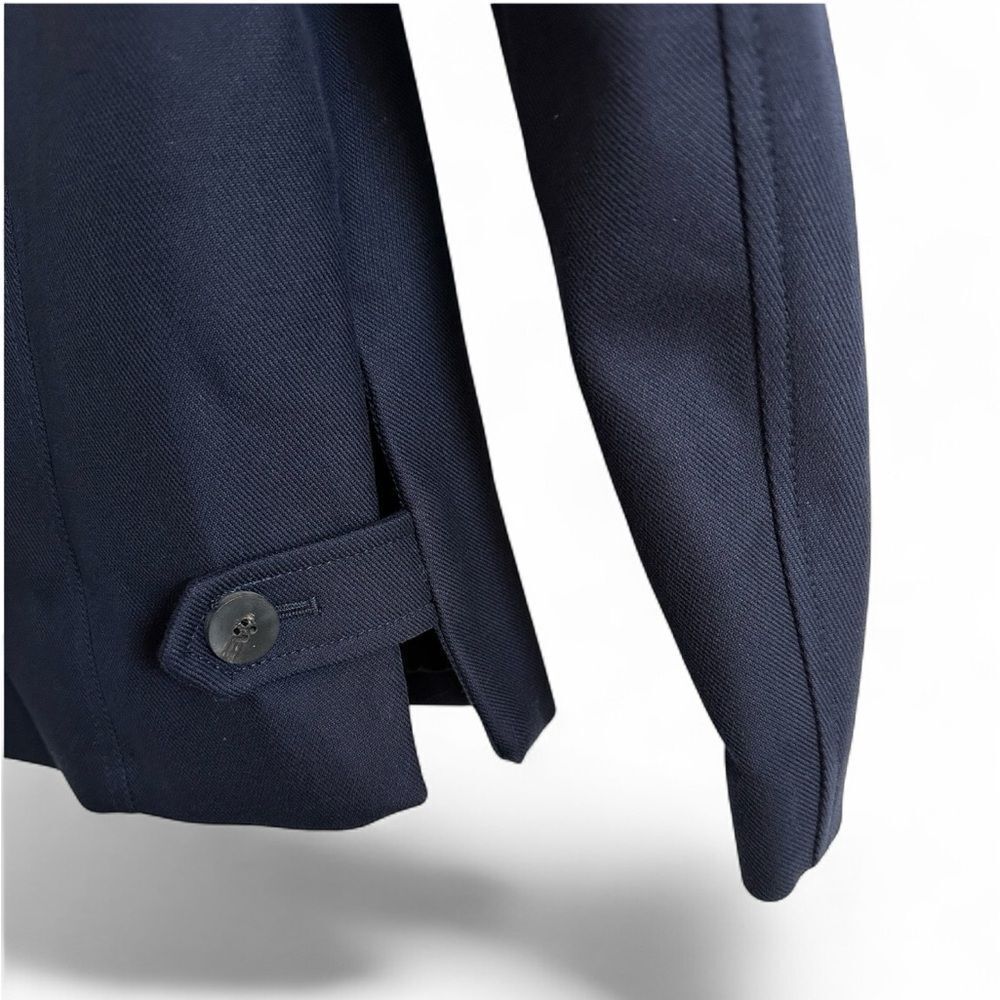 ZARA Jacket Basic Double Breasted Coat Peacoat Na… - image 5